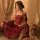 Elegant red sheer night fragrance sensual chinese bridal lingerie set featuring embroidered dougu design, perfect for intimat...