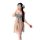 Elegant night silk peony qipao dress with flowing tassels, soft vintage hanfu inspired outfit