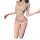 Woman wearing a white butterfly-themed lingerie set with a sheer top and matching bottoms.