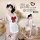 Seductive maid apron set with bow backless design, perfect for cosplay or evening wear.