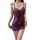 Sexy thin strap lace nightgown with bow detail, satin look design for women.