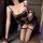 Nightsigh lace seductive sleepwear set - sheer mesh maid costume for small bust, tear-away erotic lingerie outfit