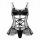 Nightsigh lace seductive sleepwear set - sheer mesh maid costume for small bust, tear-away erotic lingerie outfit with lace d...