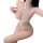 Woman wearing white lace bodysuit with crisscross straps and polka-dot thigh-highs, showcasing nightsigh nightseduce sexy lac...