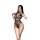 Woman wearing black mesh nightsigh lingerie set, taking mirror selfie with phone. seductive, alluring design.