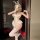 Nightsigh bunny girl costume - sheer mesh bodysuit with open-crotch design for cosplay & holiday role play