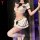 Woman modeling nightsiren sweet-spicy sailor uniform set with mini skirt, lace thigh-highs, and navy trim.