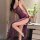 Seductive nightsiyese lace babydoll nightgown featuring pure-yu style design with side slit, perfect for intimate moments.
