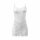 White lace cami nightgown with sheer mesh panels and floral detailing – elegant, sensual sleepwear for women.