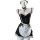 Sexy maid costume set featuring nightyiiai plus size design with underwire push-up bra and matching sleepwear, perfect for th...