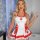 Sexy nurse costume with red accents, perfect for role play outfits or seductive sleepwear. ideal for couples looking for naug...