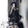 Sexy oshilin japanese lace kimono lingerie set - gothic maid costume for role play, featuring black lace details and fishnet ...