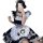 Oushilin adorable anime lolita dress - cute pure-yuri maid costume with cat ears & tail roleplay outfit featuring ruffled sle...