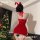 Sexy bunny costume dress - sparkly mesh bodysuit for christmas, new year & party outfit