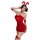 Sexy bunny costume dress - sparkly mesh bodysuit for christmas, new year & party outfit