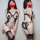 Passion midnight lingerie set featuring open-crotch design, black lace bodice with heart accents, and matching stockings, per...