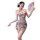 Elegant design featuring a luxurious pearl embellishment on a qipao-style dress with a seductive split-back and peek-a-boo bu...