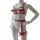 Sexy pearl leather corset set featuring bustier with bows and waist trainer, perfect for couples body shaping lingerie.