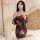A woman models a pinxian sexy off-shoulder kimono sheer open cardigan set, featuring japanese-inspired floral patterns and an...