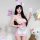 Sexy maid outfit featuring bunny ears and lace, perfect for cosplay with removable accessories and seductive design.