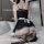 Sexy maid costume with backless design and lace details, perfect for curvy women seeking stylish plus-size lingerie.