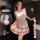 Plus size cute lingerie dress - sweet girl a-line tutu skirt, maid costume cake dress for women