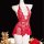 Plus size lace bodysuit with cut-outs & halter neck - sheer seductive sleepwear for women, featuring intricate lace design an...
