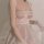 Sheer lace sleepwear set with push-up effect, featuring peekaboo mesh design and no-remove straps for plus size comfort.