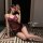 Woman posing in elegant purple plus size lingerie set - pure & tempting sexy sleepwear for women, showcasing sensual nightwea...