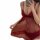 Woman wearing red lace lingerie sleep set, taking mirror selfie. pure & alluring satin dress with sensual design for date nig...