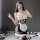 Sexy maid costume outfit featuring a black and white dress with corset design, perfect for role play and seductive bedroom co...
