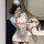 Plus size sexy air hostess costume - ol secretary role play skirt set, busty pure & tempting lingerie sleepwear