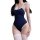 Sexy bodysuit swimwear featuring sheer milk silk tank leotard one-piece design, perfect for curvy women.