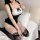 Sexy bunny costume for women, midnight temptation maid outfit, no-remove lingerie set with black lace details and bow accents...