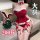 Plus size sexy bunny costume for women – holiday lingerie set with strapless bra, vest & mini skirt