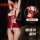 Plus size red lace bodysuit with embroidered detailing, push-up cups, and open-crotch design for women.