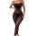 Sexy lace bodysuit set featuring sheer polka dot mesh dress with heart detail and thong, perfect for plus-size women seeking ...