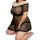 Plus Size Sexy Lace Sleepwear Set - Sheer Mesh Transparent Erotic Lingerie for Curvy Women - Product Image