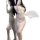 Plus size sexy lace sleepwear set - sheer seductive split dress with uniform-inspired allure, qqny brand
