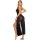 Sexy sheer backless evening gown with thigh-high slit, perfect for plus-size women seeking trendy european style sleepwear.
