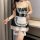 Plus size sexy maid costume - seductive cosplay lingerie set featuring lace details and bows, perfect for wholesale cosplay e...
