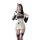 Sexy maid costume for women featuring a cute black and white outfit with lace details, perfect for role play and cosplay.