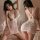 Pure & alluring lace bodycon sleepwear for women – sheer mesh slip dress with cut-out details, secretarial style nightwear, e...