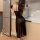 Pure & alluring lace sleep dress - sheer sexy slip dress with side slit for women, sensual lounge wear