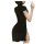 Pure & alluring modern qipao lingerie dress - vintage chinese-inspired side-slit bodycon mini dress for women