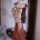 Vintage chinese hanfu lingerie set featuring dunhuang flying phoenix embroidery, with a halter bodice and gauzy skirt design.