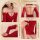 Pure desire velvet lingerie set - retro sexy new year outfit, featuring a deep v-neckline and chain strap design, perfect for...