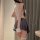Sexy schoolgirl outfit featuring a sheer chiffon top paired with a pleated skirt, perfect for a stylish and no-nudity ensembl...
