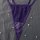 Purple velvet thong from pure & playful bunny girl lingerie set, displayed on dark fabric with scattered pearls.