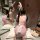 Pure & playful bunny girl lingerie set - seductive maid costume with sheer mesh for role play & flirty fun